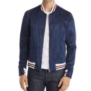 BlankNYC Suede Style Track Suit Jacket Size M